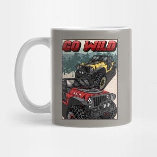 4x4 Off-Road Trailcat Mug